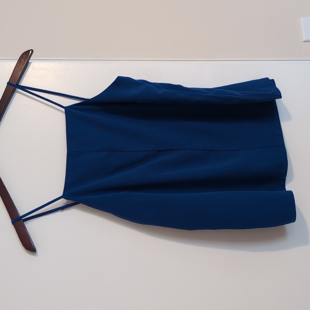 Harlowe & Graham Blue Tank